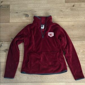 Official Coyotes Red Fleece Quarter-Zip Pullover